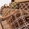 Vintage Thicken Chenille Sofa Cover Sofa Blanket Simple Cushion Ins Wind Sand Hair Towel Fashion Lunch Blanket Sofa Towel