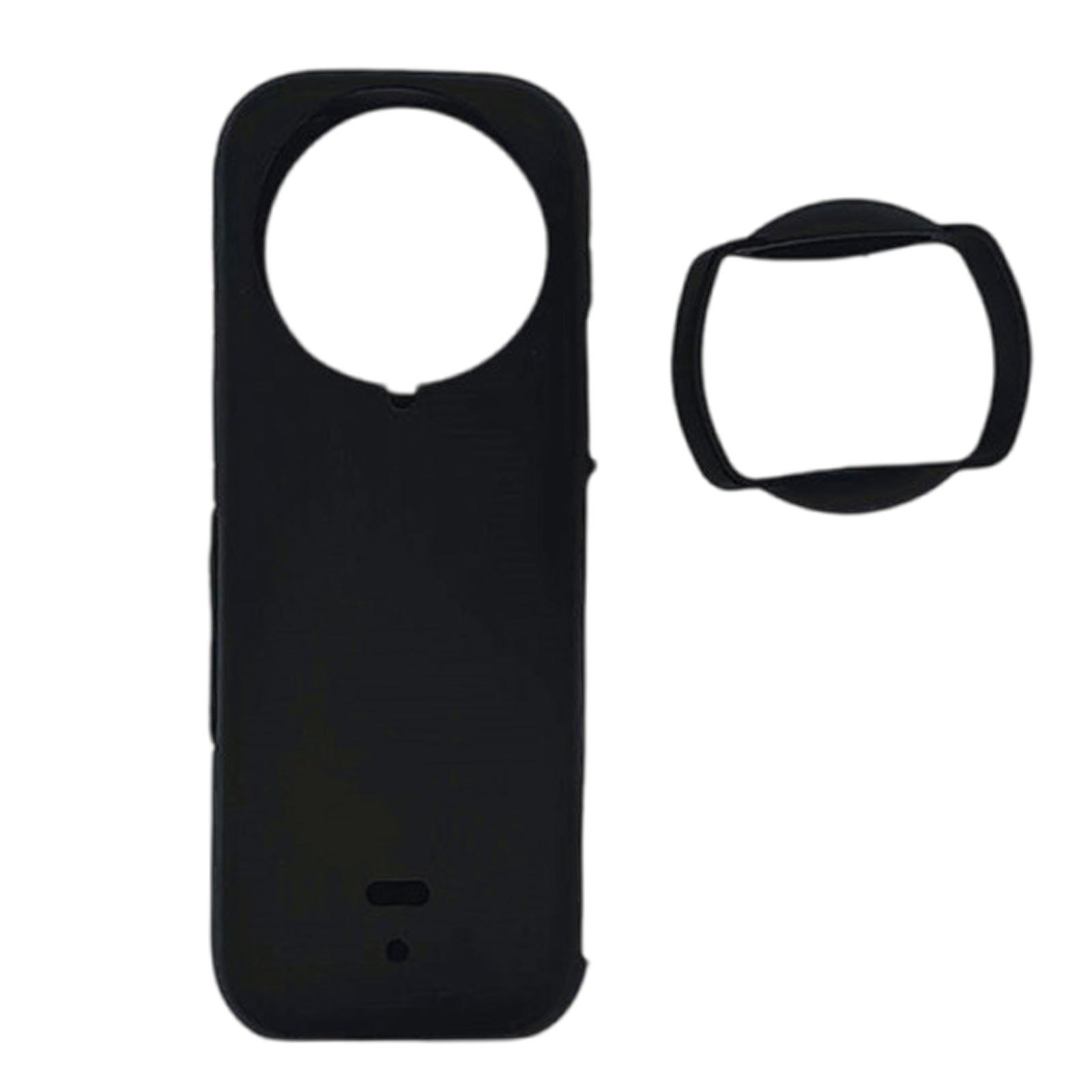 

Силиконовый чехол для X4, устойчивый к царапинам, противоударный, устойчивый к царапинам, защитный чехол для доступа к видеокамере чёрный