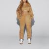 adidas Originals Trefoil X Ivy Park Collaboration Multi-Pocket Track Pants Men Bottoms Brown H38827