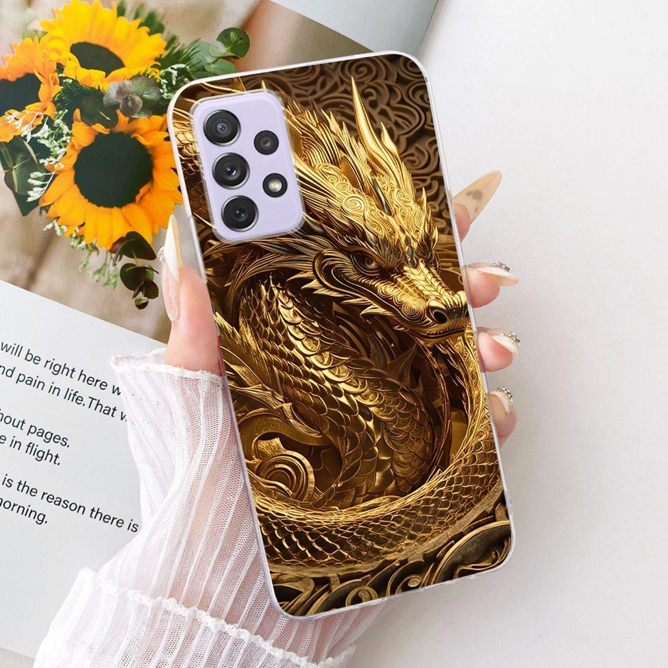 Transparent For Samsung Galaxy A72 4G Case Cute Fashion Flowers Funny Painted Casing For Samsung A72 4G SM-A725M SM-A725F Cover