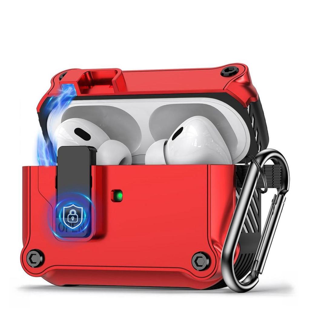 AirPods Pro 3 Flip Cover Case: Auto Buckle Protective Cover for Apple 4th Gen Pro2 Earphones.