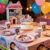 Gabby Dollhouse Keychains Birthday Party Decoration Supplies School Carnival Reward Gift Bag Fillers Kids Favor Gift Party Decor