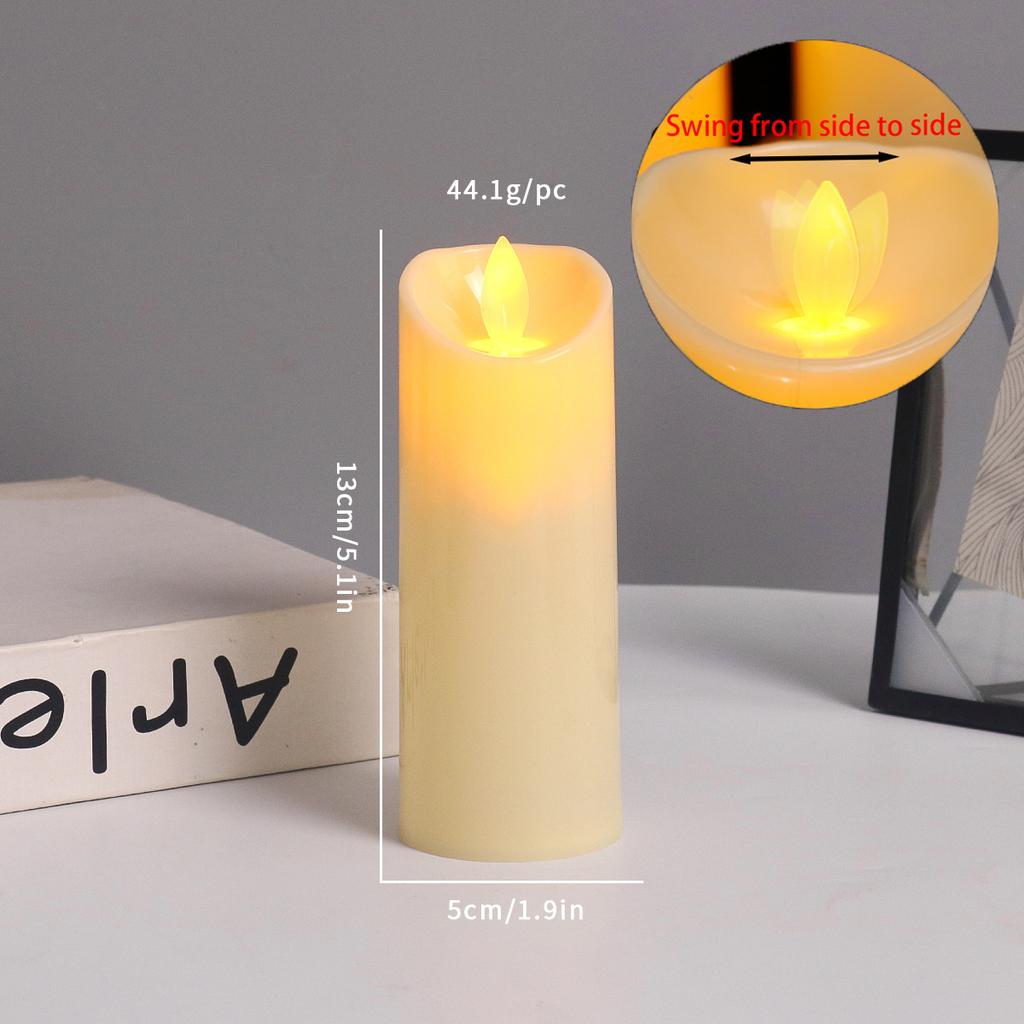 Flameless Votive სანთლები ბატარეით მომუშავე LED ჩაის ნათურები ელექტრო ყალბი სანთელი მოძრავი ფითილით საქორწინო წვეულების დეკორი სანთლები სანთლები