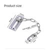 Stainless Stee Security Door Chain Home Sliding Fastener Anti Theft Lock Guard Latch