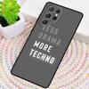 Love Techno Music Quotes Silicone Phone Case For Samsung Galaxy Note 10 Pro S26 S25 S24 S23 S22 S21 Plus S25Ultra Capa Cover