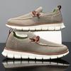 New Summer Men's Lazy Shoe One Step Fly Knit Breathable Mesh Surface Casual Versatile Soft Bottom Trendy Shoes Big Size 39-48