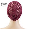 Crochet Hair Net Mesh Bonnet for Women, Breathable Polyester Sleeping Cap with Wide Anti Frizz Elastic Band, Lightweight Cove Wig Styling And