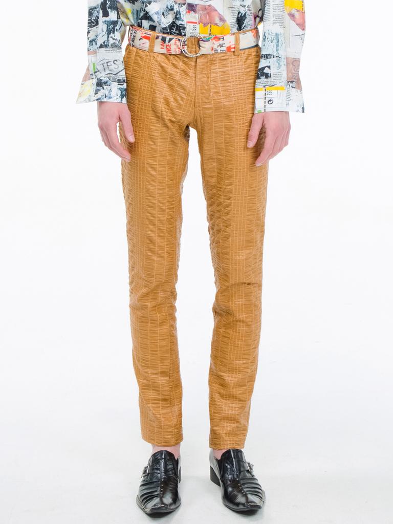 THE GREATEST 19Fw09 Pleated Skinny Brown