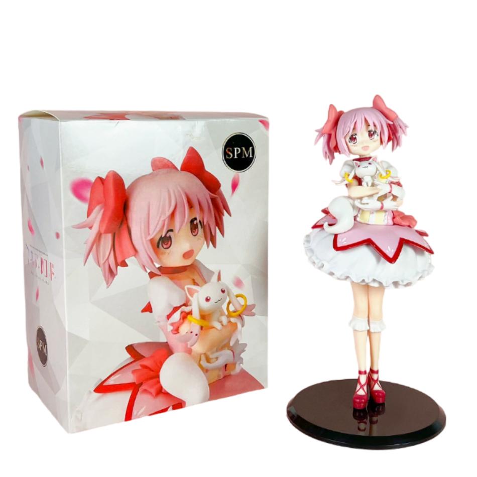 23cm Puella Magi Madoka Magica Aniem Figure Kaname Magic Girl Model Toy Gift Action Doll In Stock PVC Poseable Articulated Scale Detailed Movable