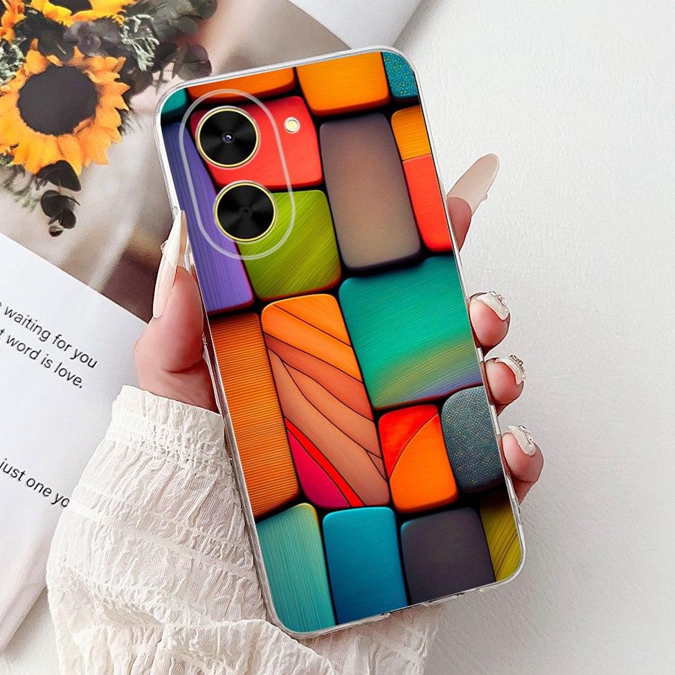 For Redmi A5 NFC 5G Case Cover Clear Luxury Kawaii Cute Cat Fashion Flowers Funny Painted Soft Phone Case For Redme A5 NFC 5G