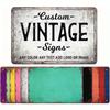 Custom Metal Sign Customizable Text Home Decor Modern Rustproof Fade Resistant Wall Art