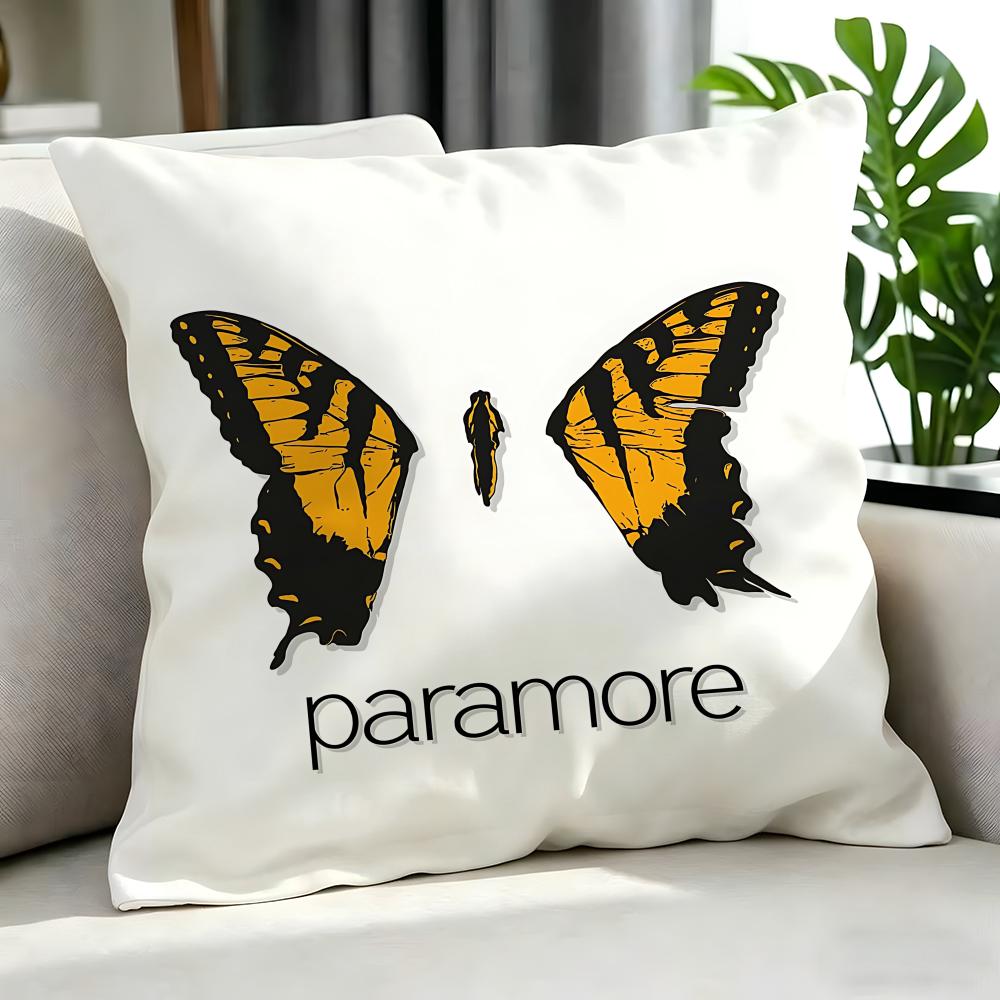 Rock Paramore Cushion Cover Cushion Cover Set 4Pcs 50X50 45X45 40X40 Pillowcase Decorative Sofa Home Decor