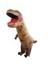 New King Tyrannosaurus Rex Cosplay Dinosaur Kigurumi Inflatable Funny Performance Halloween Costume Costume, Overalls, Adult, Costume, Outfit, (Green)