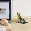 Money Bag Frog Figurine Bring Good Luck Wealth Resin Cartoon Frog Statue Home Office Desktop Decoration Ornament