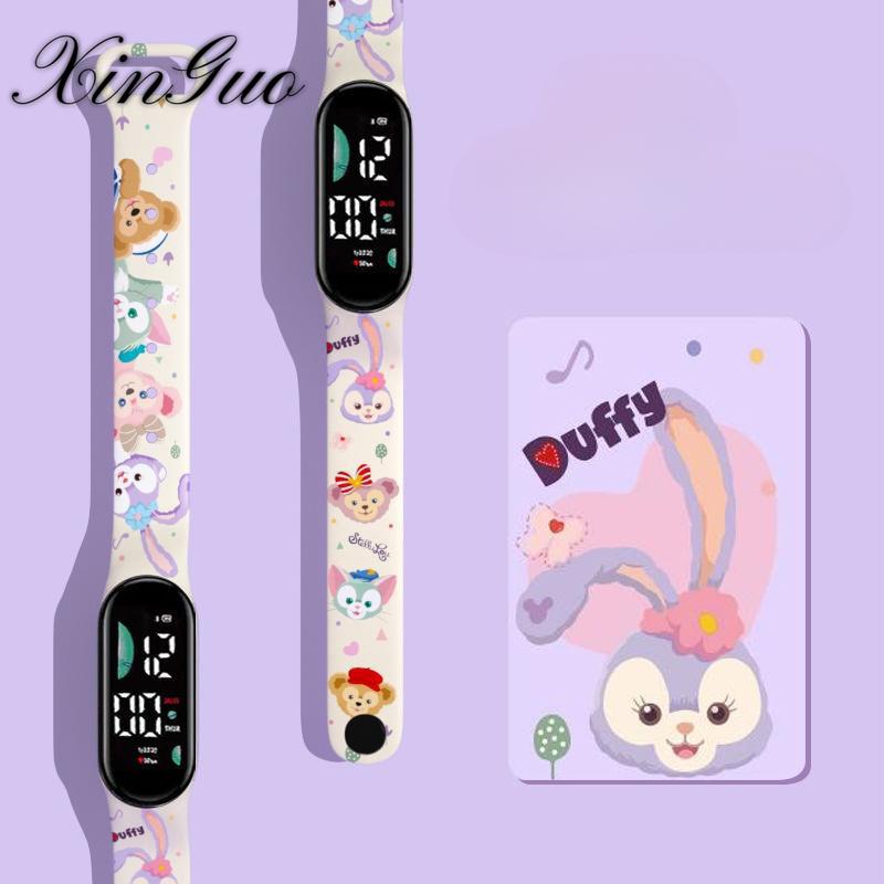 New Cartoon Electronic Watch Elementary School Students Cute Children Cartoon Printing LED Sports Watch