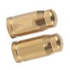 2 PcsLot TC4 Titanium Alloy Mountain Road Bike Valve Cap for Inner Tube Gas Nozzle (Gold)