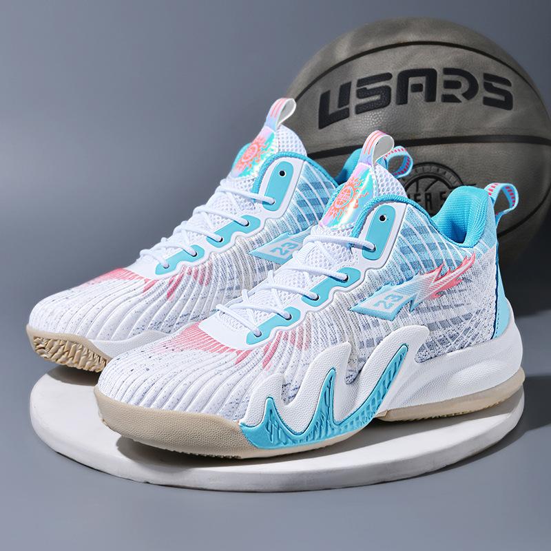 

Мужские баскетбольные кроссовки, детские ботинки, обувь для реального боя, молодежная цементная площадка, спортивная обувь 2025 35