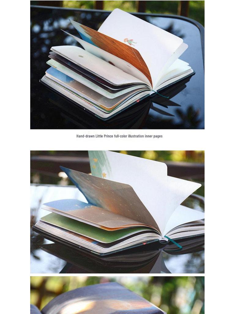 Dziennik z ilustracjami Małego Księcia: Urocze i Wykwintne dla Dziewczynek