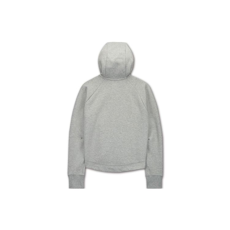Nike Sportswear Tech Fleece Windrunner Full-Zip Hoodie Dark Grey Heather Black For Women CW4299-063