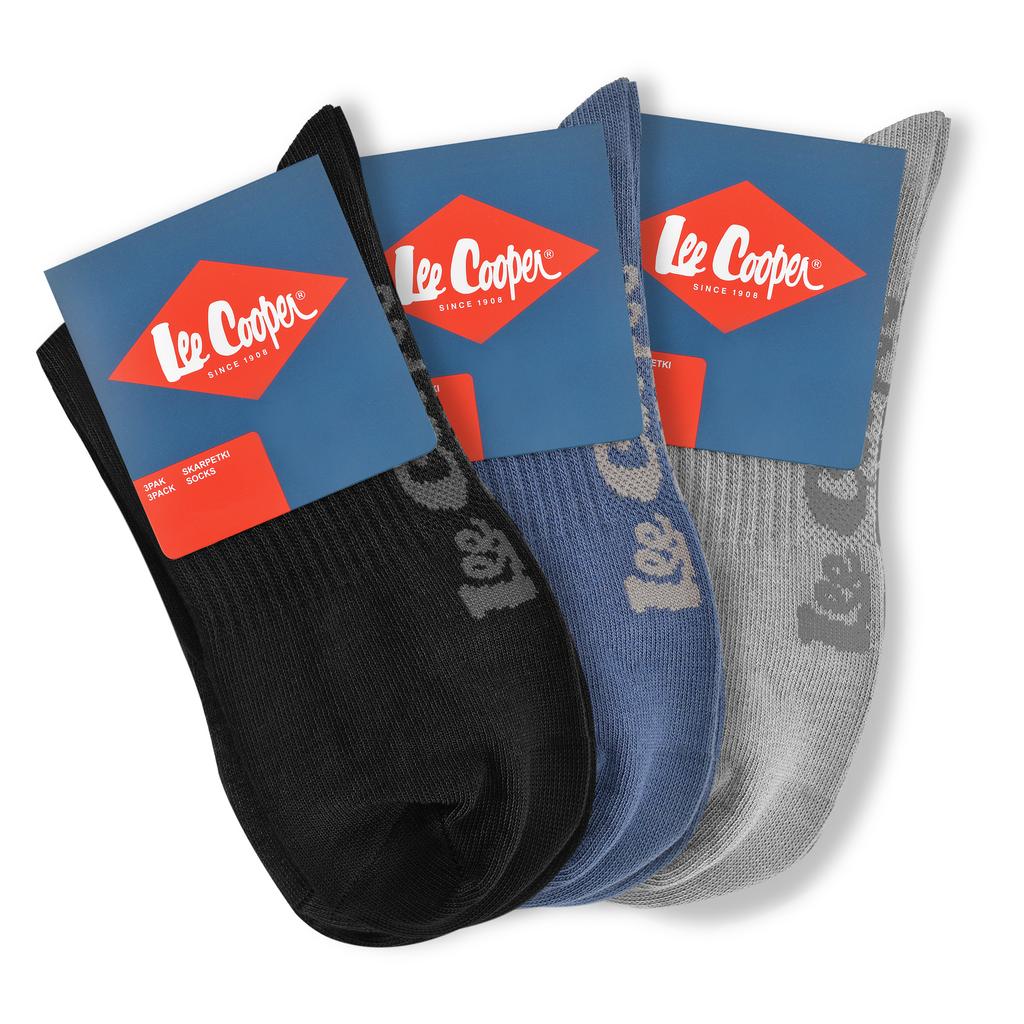 Lee Cooper Skarpety Męskie 9 Par Zakostki Bawełniane Mix Kolorów 39/42