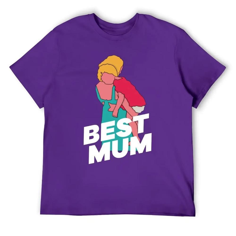 Mother's Day Happy Mother's Day Men's Classic Crewneck T-shirt Sport Top Tee Top Quality Humor Graphic Fitness USA Size