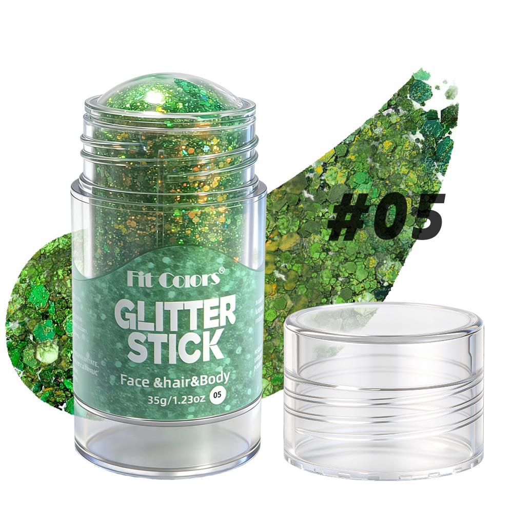 Body Paint Glitter Stick Face Lip Stick Gold Glitter Eyeshadow Stage Sparkling Sequins Cream Glitter Gel High Gloss Makeup