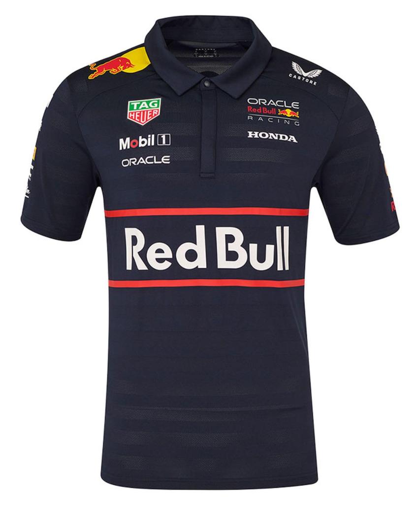 PUM'S Oracle Red Bull Racing Team Polo Shirt 2025 / TM9865-020 (JP, Alphabet, L, Standard, Navy)