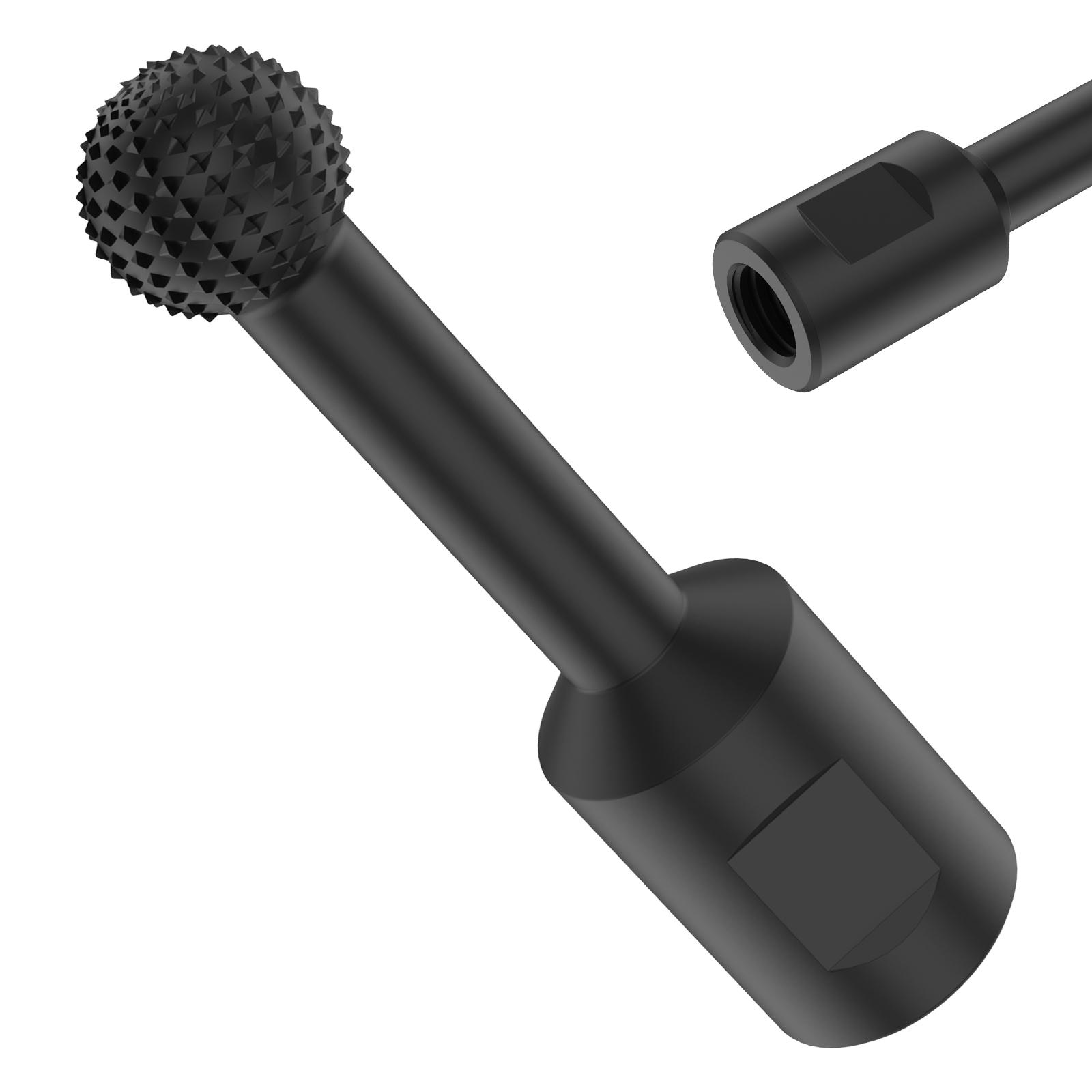 

20/25/30 мм сферическая вращающаяся шлифовальная головка угловая шлифовальная машина вращающийся напильник резьба инструменты сверло шарообразное долото для угловой шлифовальной машины 115/125