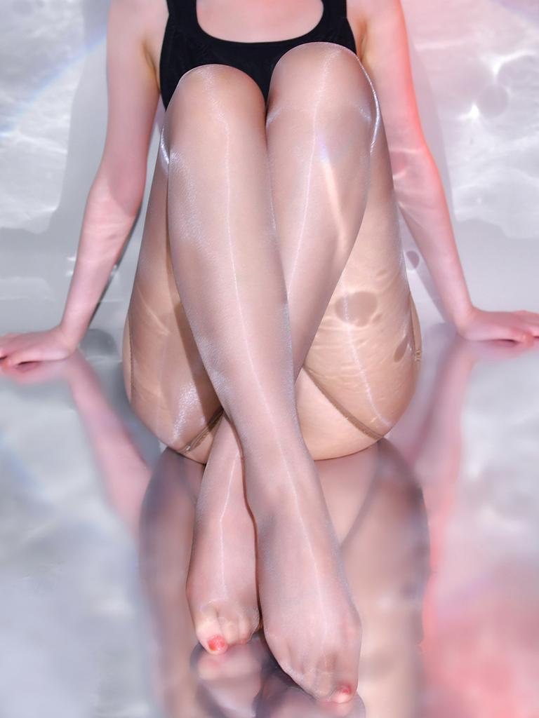Sexy Women 1D Sheer See Through Hollow Out Stockings Crotchless Sexy Tights Stockings Sheer Shiny Glossy Pantyhose Plus Size
