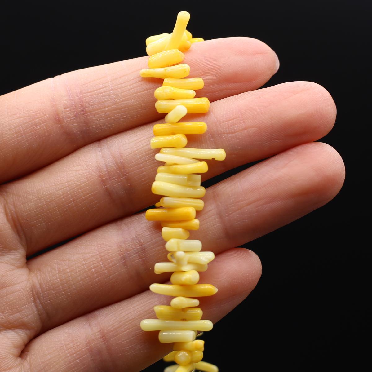 

Синтетические коралловые бусины из 1 нити диаметром 7-15 мм, маленькие саженцы в форме сквозного отверстия, свободные бусины-разделители для изготовления ювелирных изделий, аксессуары для ожерелья своими руками 7-15mm