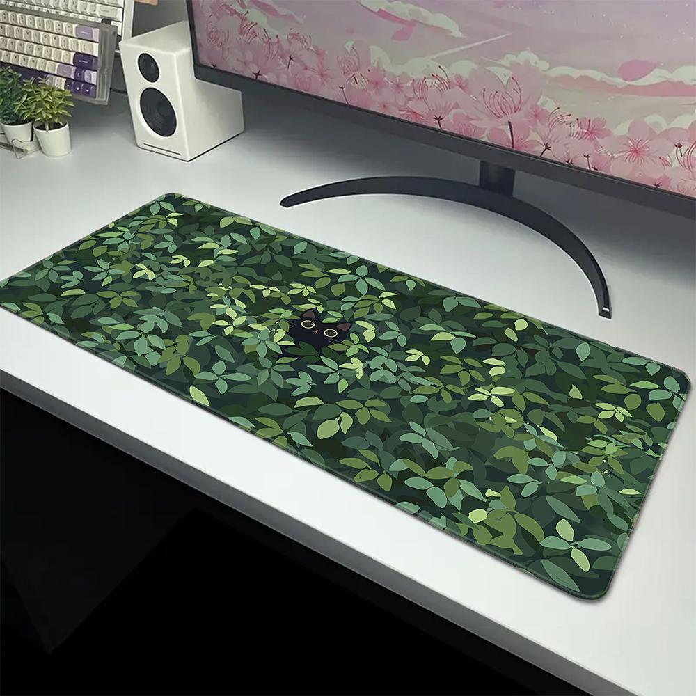 Large Kawaii Cute Cat XXL Mouse Pad Setup Gaming Accessories Mousepad Company Rubber Mouse Mat Desk Pad Mousepads 900x400mm