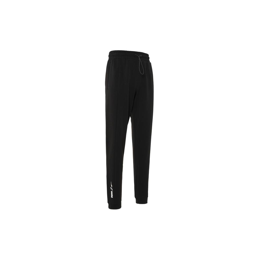 Puma Solid Color Running Sweatpants Men Bottoms Black 849548-01