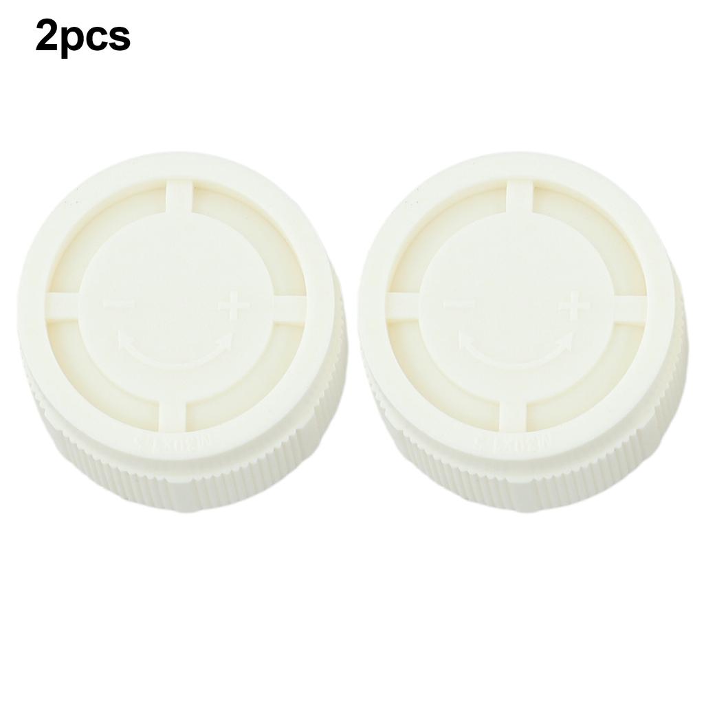 2PCS M30X1 5 Radiator Valve Adjustment Plastic Cover Compatible with Thermostatic Valves for Heating System Control