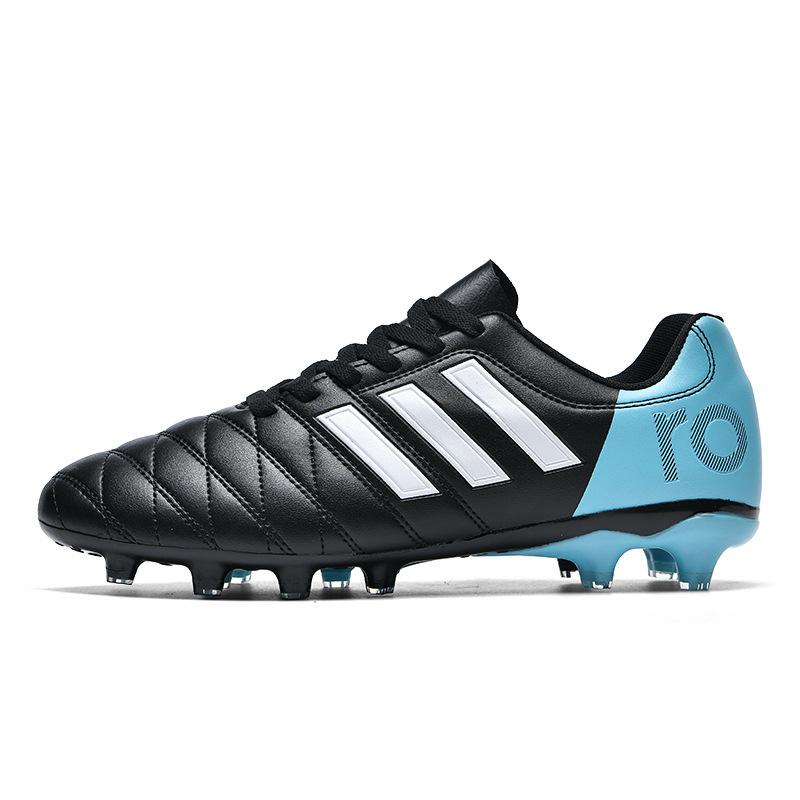 New low-top football shoes men and women children broken nails tf leather foot students AG long nails competition sports football shoes