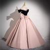 Evening dress skirt feeling French banquet light luxury niche pink princess bar mitzvah host performance dress graduation dress