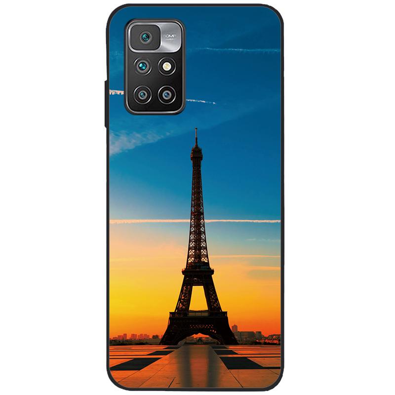 For Xiaomi Redmi 10 Case Silicone Soft TPU Back Cover For Xiaomi Redmi 10 Redmi10 Phone Cases Cute Painted Cover Shockproof Capa