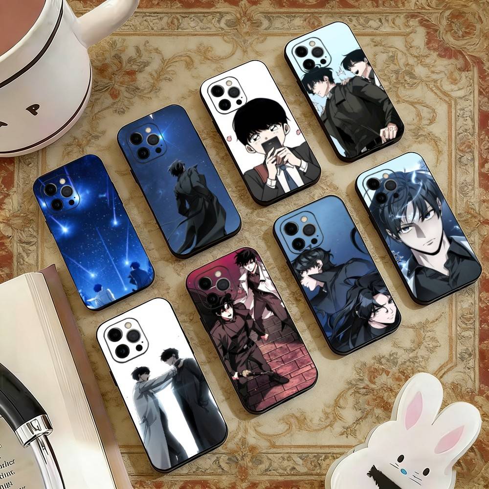 A-Anime Isekai ORV Phone Case For iPhone 17,16,15,14,13,12,11 Plus,Pro Max,XS,Soft Silicone Black Cover