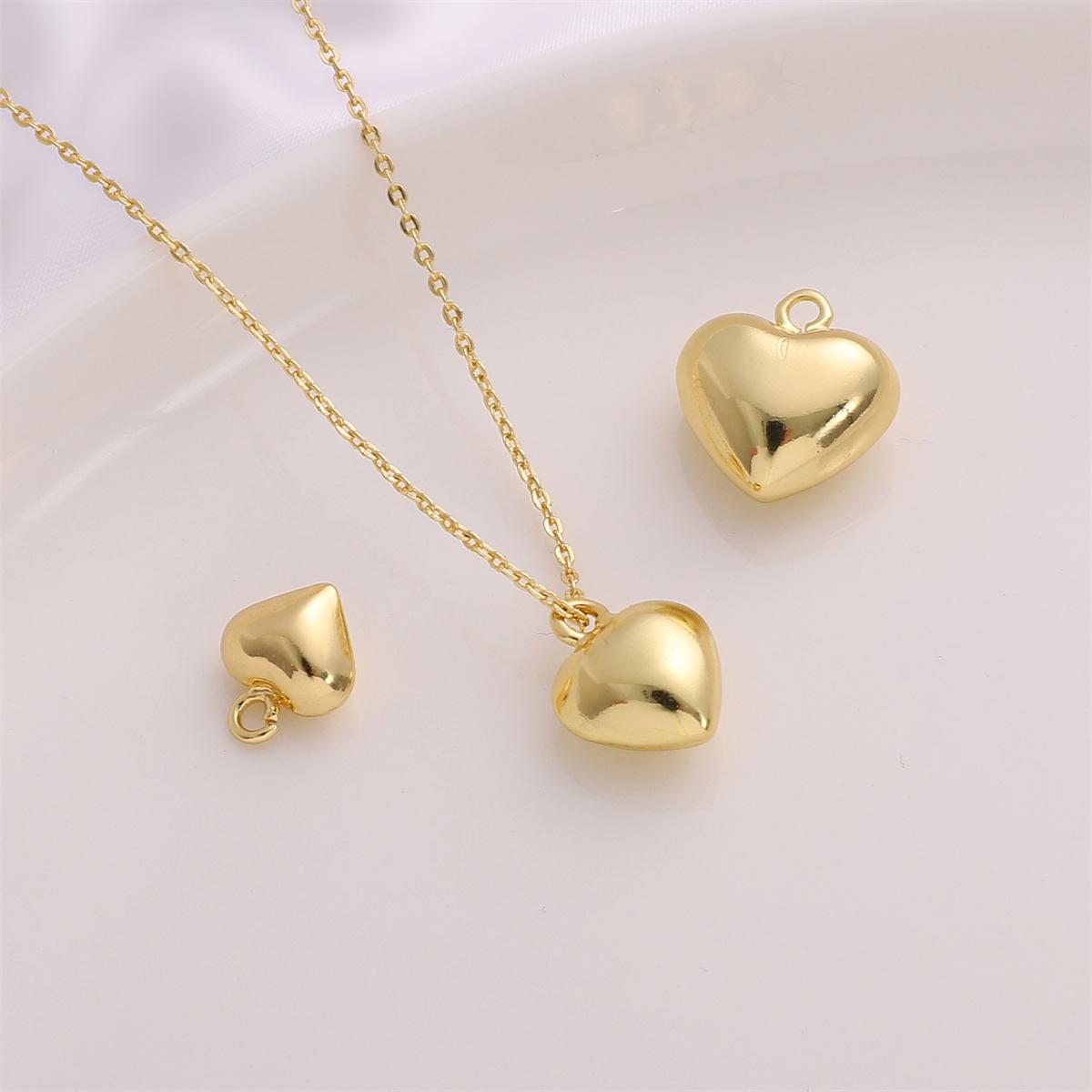 

14K Gold-Filled Polished Heart Pendant Charm for DIY Jewelry: Bracelet, Necklace, Earrings 10x12mm, Hole ~2mm, 1 per pack