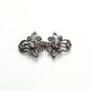 5 Pair Shiny Cheongsam Buckle Brooches Sweater Buttons Clothing Pins Crystal Cardigan Clip Cape Cloak Clasp