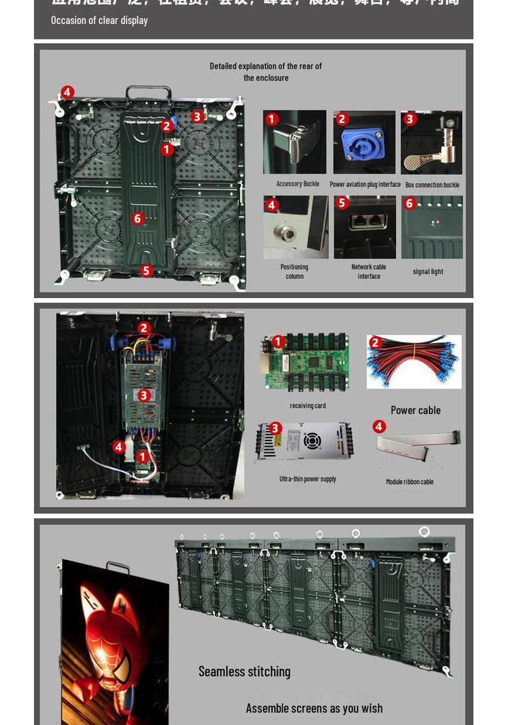 Outdoor P3.91 Waterproof Full-Color LED Display Screen for Events and Conferences