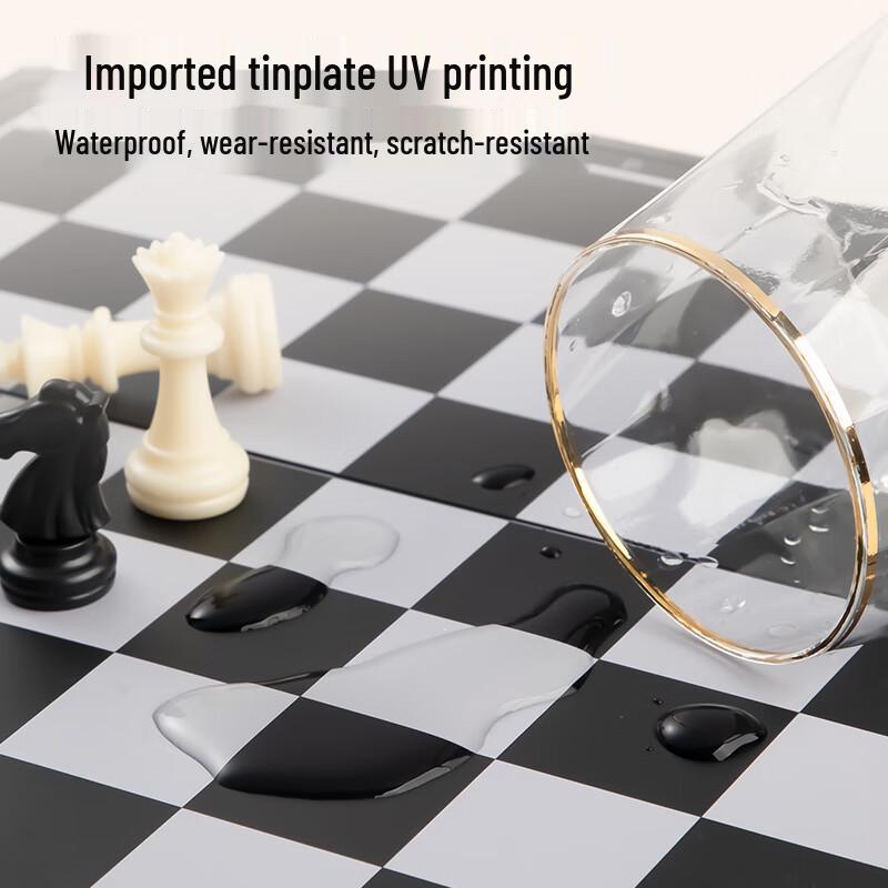 Magnetic Foldable International Chess Set