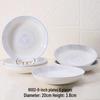 Retro Ceramic Porcelain Microwave-Safe Bowl Set - Chinese Style Tableware