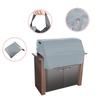 Outdoor BBQ Grill Cover - 210D Oxford Cloth, Waterproof Dustproof Sunscreen Beautiful & Durable Protective Barbecue Cover