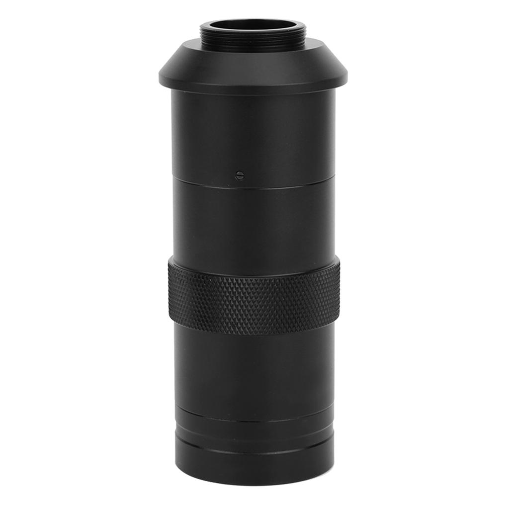 CCD Industrial Microscope Camera 8X 100X C Mount Lens 25mm Zoom Adjustable Magnification