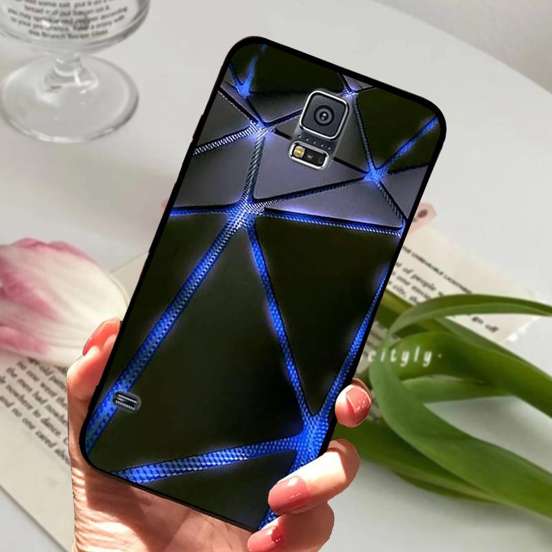 Für Samsung Galaxy S5 Hülle S 5 I9600 SM-G900F Niedliche Bemalte Silikon-Rückabdeckung Für Samsung S5 Hüllen G9006V Schutzhülle