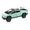 1/32 Tesla Cybertruck Zabawka Stop Off Road Diecast Metal Model Dźwięk i światło Pull Back Zabawka Prezent dla przyjaciół Dekoracyjne modne ozdoby