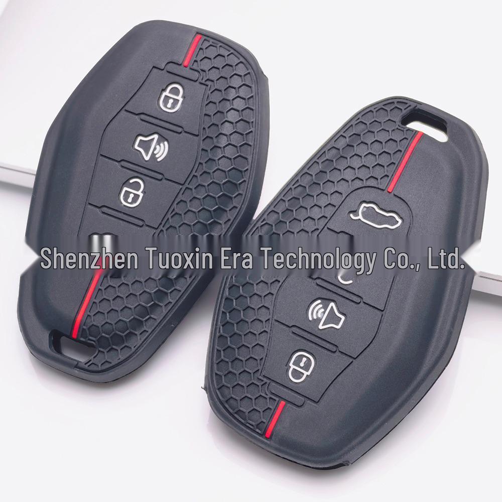 Chery Tiggo & Omoda Soft Silicone 4-Button Car Key Cover
