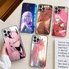Zero Two Animation DARLING In The FRANXX Phone Case For IPhone 17 Air 16 15 14 13 Pro Max 11 12 Black Silicone Cover