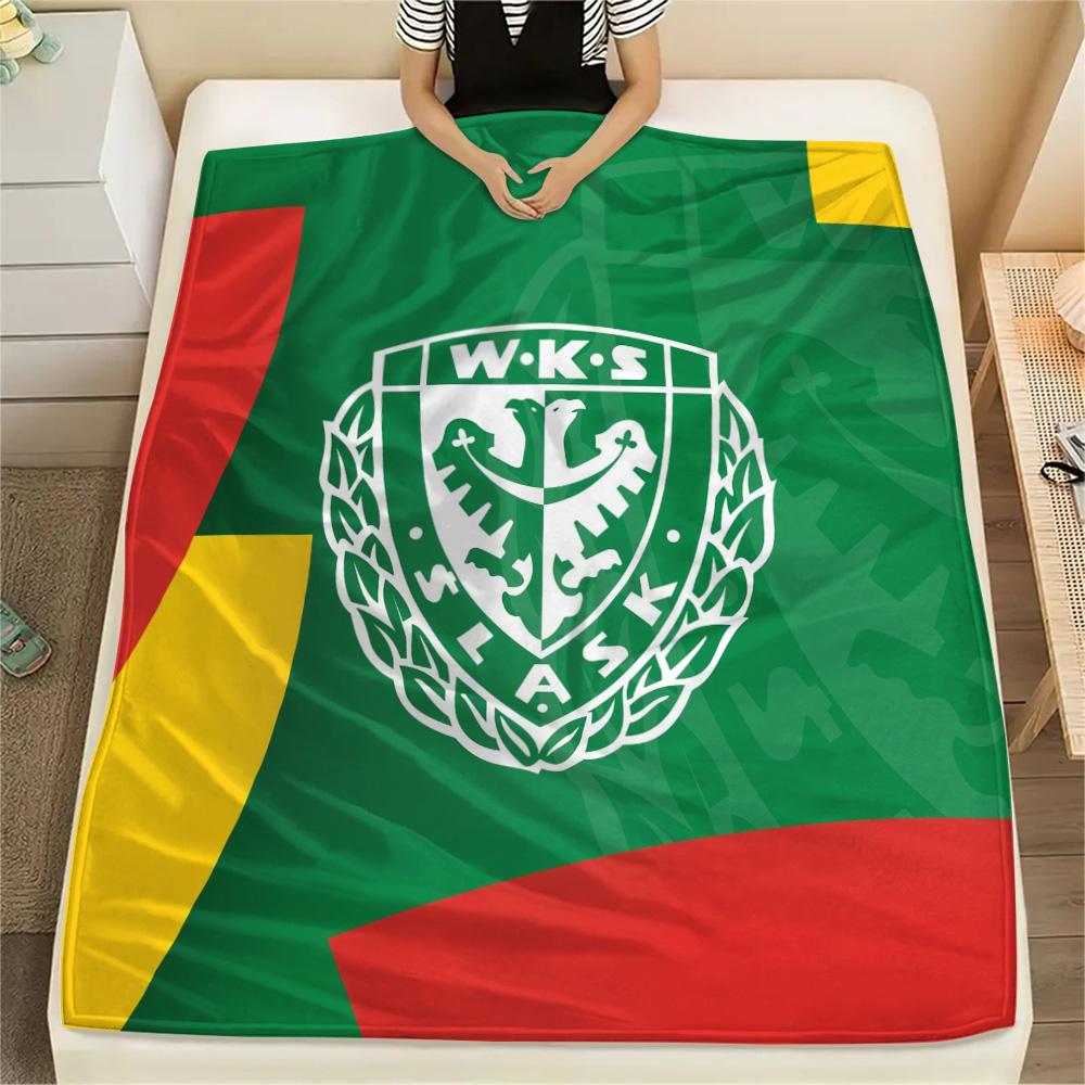 KS Cracovia Print Flanelldecke, Hohe Qualität, Bequem für alle Jahreszeiten, Heimdekoration, Wärme und Komfort