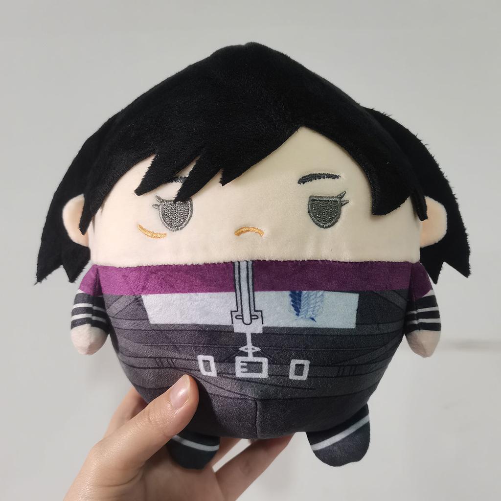 Anime Attack On Titan Plush Doll EREN MIKASA Levi·Ackerman Stuffed Toys
